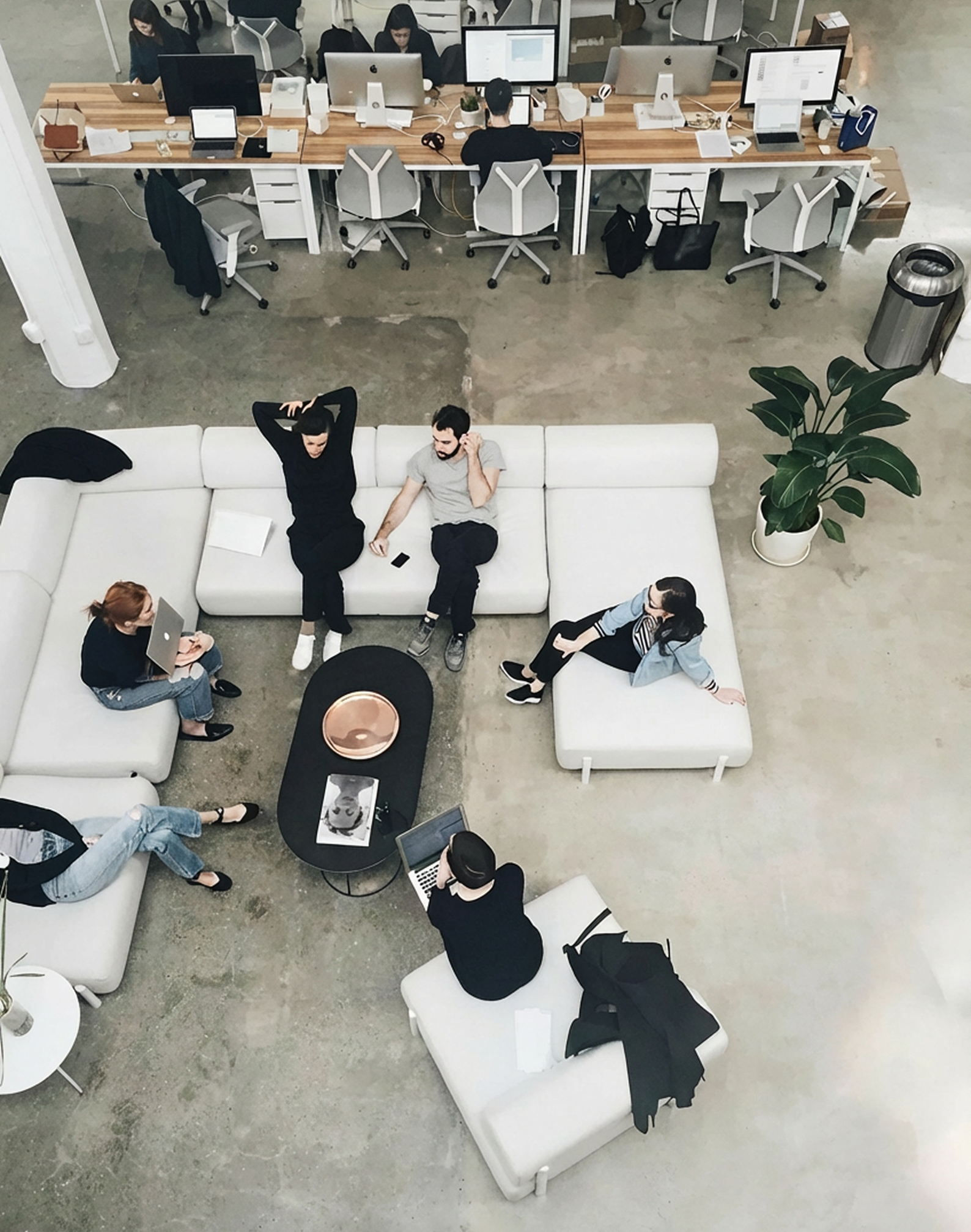 Photo open-space lors d'un audit de l'organisation